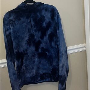 Old Navy Men's Navy Tie-Dye Hoodie
